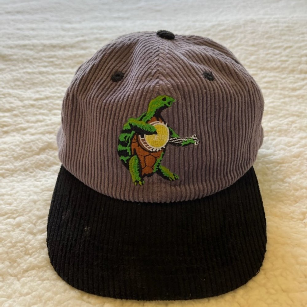 Grateful Dead Turtle w/a Banjo Corduroy Hemp Lavender Snapback Hat